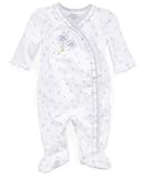 Little Me Layette Footie, Flower Dot, Purple Floral