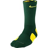 Nike Dri-Fit Elite Basketball Socks (X-Large, NOBLE GREEN/YELLOW STRIKE//YELLOW STRIKE)