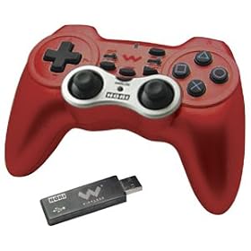 Playstation 3 HORI PAD 3 Turbo Wireless - Red