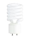 27 Watt Compact Fluorescent Spiral Light Bulb / GU24 Base CFL / 2700K Color Temperature