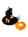 Pet Supplies : Halloween Witch's Hat for Large Dog with Feather Boa