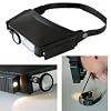 AYA Optical Lupe Stirnlupe f�r Bastler und Feint�ftler -5fach LICHT