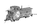 American Model Builders HO Scale Modernization Kit for Athearn ATSF Caboose
