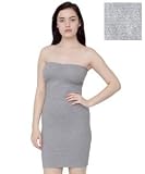 American Apparel Cotton Spandex Jersey Strapless Ruched Dress