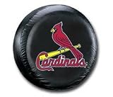 Americans Sport's St. Louis Cardinals Black Tire Cover