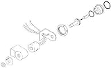 31bUJgIMRbL. SL160  Sloan 0305331 N/A Soleniod Operator & Optima Flushometer Parts Solenoid Assembly 0305331