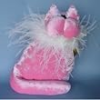 Large Crushed Pink Cat Plush Sachet