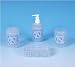 North Carolina Tar Heels - UNC Bathroom 4 Piece Frosty Bath Accessaries NCAA College Athletics