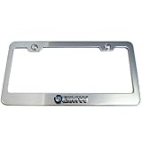 BMW Logo Chrome License Plate Frame (Made of Metal) 