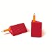 Roadblock UC1400-6 Impact-Absorbing Urethane Industrial Wheel Chock, Orange, 6 lbs, 10" Length, 8.5" Width, 5" Height