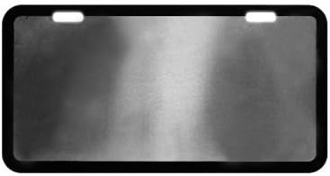 6.1" X 11.8" Particular Discount Merry Christmas and a Happy New Year Metal License Plate for Car Silver Trim