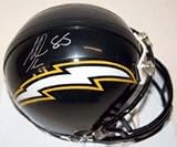 Antonio Gates Autographed San Diego Chargers Riddell Mini Helmet