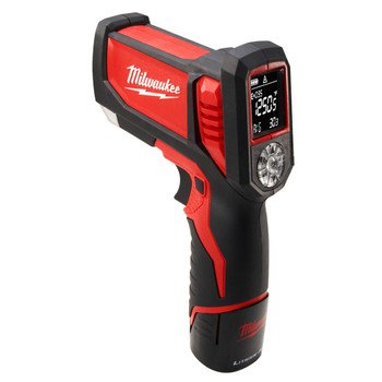 Factory-Reconditioned Milwaukee 2276-81 12V Cordless M12 Laser Temp-Gun Kit