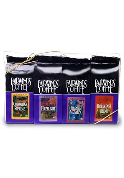 Fairwinds Coffee, Variety Gourmet Coffee Sampler Gift Pack