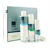 3pcs Clenziderm M.D. Acen Therapeutic System ( Normal To Dry ): Cleanser + Lotion + Moisturizer