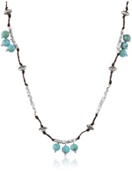 Lucky Brand Turquoise Colored Beaded Strand Necklace, 30"