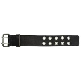 Click here to buy Mens Leather Wristband Metal Eyelet Belt Bracelet Cuff by Wristbands.