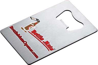 Bottle Mate: Credit Card Size Beer Bottle Opener That Fits In Your Wallet