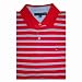 Men's Tommy Hilfiger Polo Shirt Size Large - XXL Short Sleeved Red, Blue & White Striped
