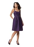 David's Bridal Bridesmaid Dresses Short Floral Jacquard Dress with Full Skirt Style F14018