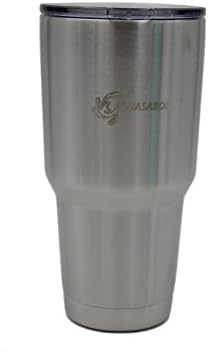 Double Wall Stainless Steel Vacuum Insulated Tumbler Cups with Free Compatible Lid GUARANTEED to Keep Cold or Hot (30 oz)