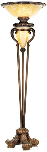 Earth Glory Night Light Torchiere Floor Lamp