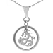 Surqical Steel Dragon Hoop Necklace