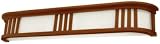 31bUmBOmUqL. SL160  American Fluorescent MIV217KE8 Two Light T8 2 Feet, Oak Veneer Mission Vanity Light Fixture
