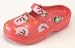 Whimsical Funky Feet Red with Snowmen & Stars