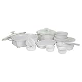 (NEW) CorningWare French White 17-Piece Bake and Serve Set Cheapest