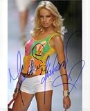 Signed Kurkova, Karolina 8x10 Photo