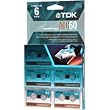 TDK MC60-6PK Microcassette Recording Tape