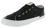 TRUE RELIGION Hanabel Low Leather Sneaker Mens Shoes Black Size 9