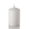 2"X3" White Unscented Pillar Candles Set 20 Wedding