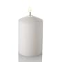 2"X3" White Unscented Pillar Candles Set 20 Wedding