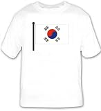 T-shirt with Korea, Korean, flag, South