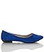 ROF Women's Classic Casual Dressy Comfort Soft Slip On Pointed Toe Ballet Flats