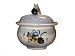 ArtisanStreet's Small Honey Pot with Matching Dipper. Pottery Is Wheel Made, Hand Built Stoneware. Lead-Free, Dishwasher Safe. One of a Kind.