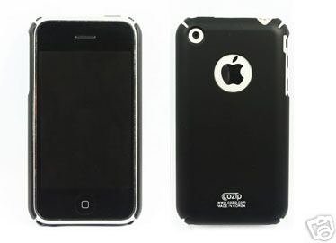Apple iPhone 1G Soft Polycarbonate Slim fit Case -Black(Cozip Brand) Made in Korea
