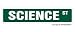 Search : SCIENCE Street Sign chemistry biology teacher geek gift