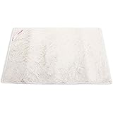 Darice Locker Lookz Fur Rug, White