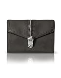 Francesco Biasia Good Girl - Calfskin Buckle French Purse Wallet Storm