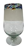 Goblet with confetti rim