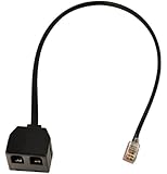 Telephone Training Adapter Y Splitter for Headset or Handset for Nortel Meridican, Norstar, Avaya, Ashtra, Mitel, Polycom, Ge and Other Ip Phone