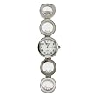 Chopard Inspired Floating CZ Circle Linked Watch