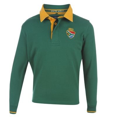 WC Long Sleeve Rugby Top Junior South Africa 11-12 Yrs WC Long Sleeve Rugby Top Junior South Africa 11-12 Yrs