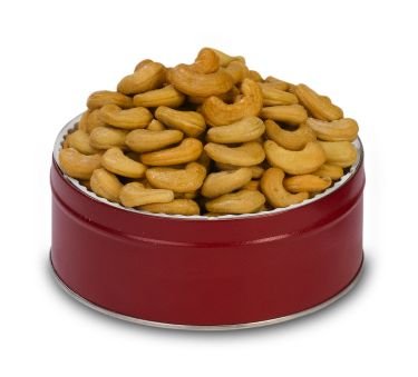 Giant Whole Cashew Gift Tin by Ruma Fruit & Gift Basket World