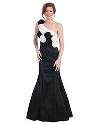 Material: Satin 
Occasion: Evening  
Shoulder: One-Shoulder  
Embellishments: Embroidered  
Size Category: Juniors  
