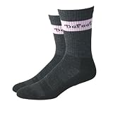 DeFeet Women's Classico Pink/White Wool Cycling/Running Socks - CLAPIN
