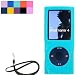 New Ipod Nano 4 Silicone Skin Case Cover (open Click Wheel) with Screen Protector for the New Apple iPod Nano Nano-Chromatic 4th Generation 8gb 16gb (Ipod Nano mp3 player not included) (Many Color Available).